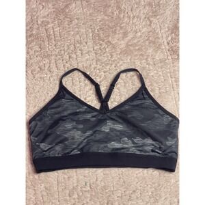 Stack Athletics Sports Bra - Black Camo- Size: L